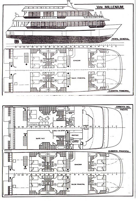 Millennium deck plan